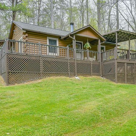 Smoky Mountain Cozy Cove Cabin Deck And Fire Pit! Cosby Exterior photo